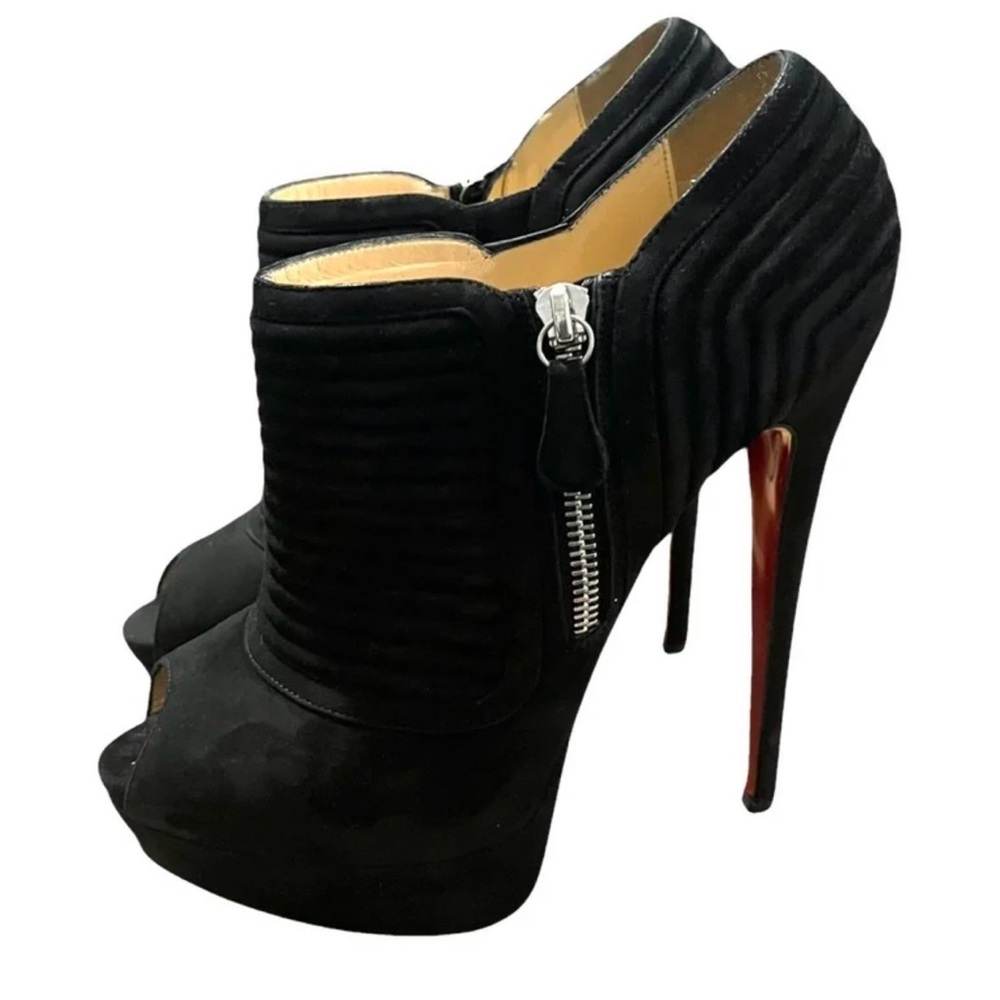 Christian Louboutin platform booties